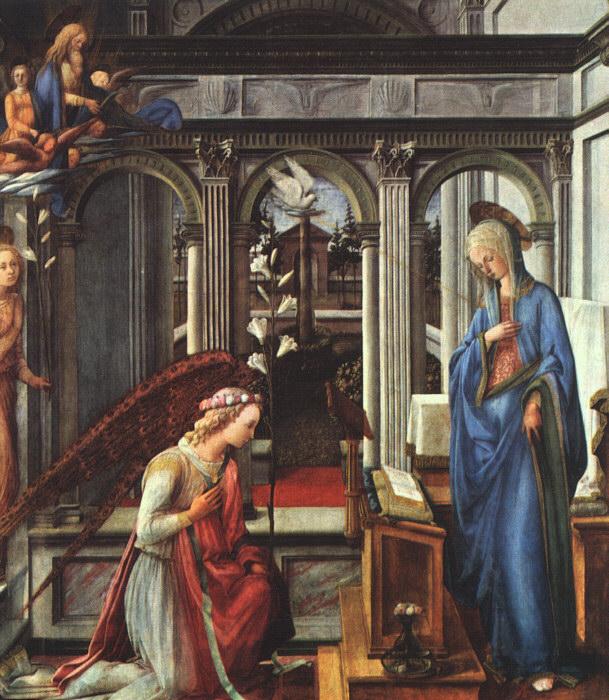 Fra Filippo Lippi The Annunciation   ttt Germany oil painting art